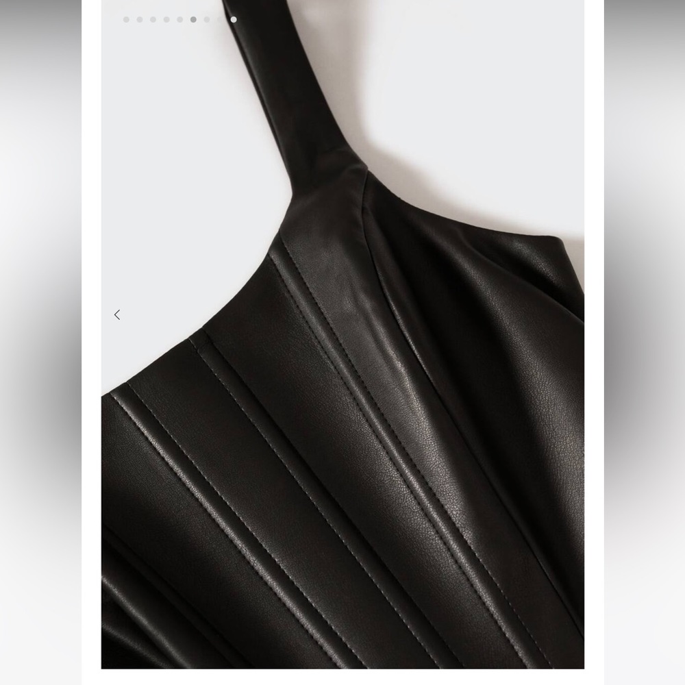 Mango | Women's Corset style top | Black | Medium | NWT - Picture 9 of 12